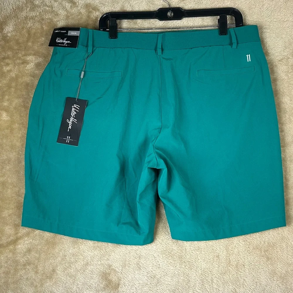 Walter Hagen Mens 40 P11 Easy Waist Performance Golf Shorts Clubhouse Green 8